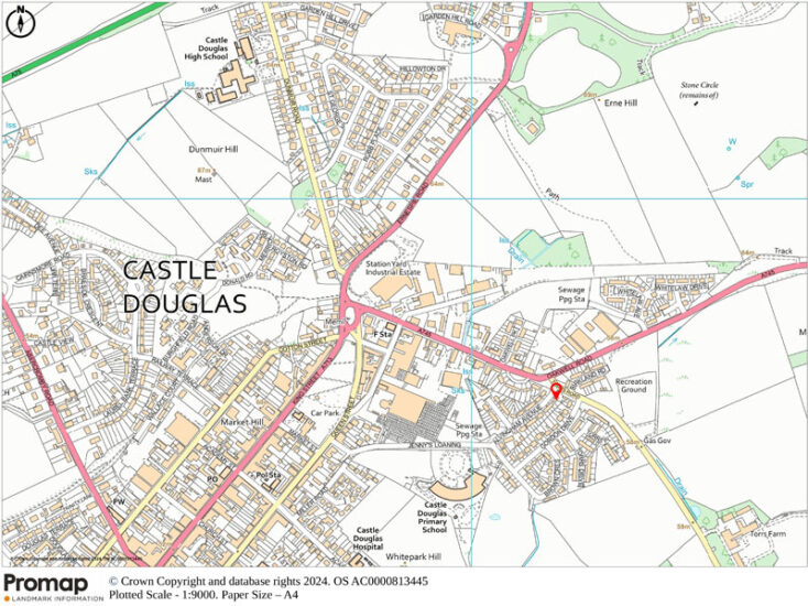 For Sale No' 4 ALVINGHAM AVENUE Castle Douglas, DG7 1JF